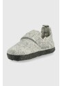 Detské vlnené papuče Birkenstock šedá farba