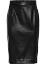 bonprix Úzka púzdrová sukňa, koženka, farba čierna