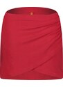 Nordblanc Červená dámska bavlnená sukňa ASYMMETRIC