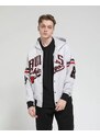 Fashionformen Športová pánska prechodná bunda sivá Chicago Bulls