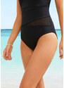 bonprix Exkluzívne sťahovacie plavky, ľahký tvarujúci efekt, z recyklovaného polyamidu, farba čierna
