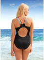 bonprix Jednodielne plavky, udržateľné, farba čierna