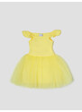 Dievčenské šaty citrónové TUTU