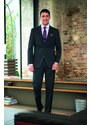 Pánske nohavice k obleku Phoenix Tailored Fit Brook Taverner - Nezakončená dĺžka 91,5 cm