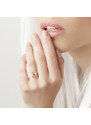 Lillian Vassago Zlatý prsteň s ružou LLV06-GR081