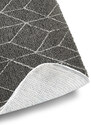 bonprix Kúpeľňová predložka s grafickým vzorom, farba šedá, rozm. predložka pred visiace WC 45/50 cm