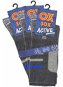 ACTIVE športové bavlněné froté ponožky OXSOX