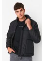Trendyol Collection Čierna bunda Regular Fit Puffer Jacket