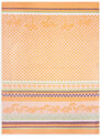 Zwoltex Unisex's Dish Towel Kurki Orange/Pattern