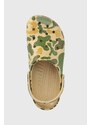 Šľapky Crocs Classic Pritned Camo Clog pánske, zelená farba, 206454