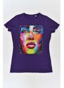 Fam Dámske tričko Woman T-shirt- Fialové