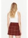 Trendyol Claret Red Mini Skirt