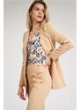 FIGL Dámske béžové sako M694 Beige