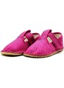Barefoot papučky BEDA PINK SHINE Ružová BF 060010/W/02 (ZÚŽENÉ)