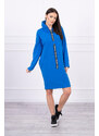 K-Fashion Nevädzové šaty s kravatou