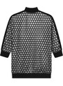 Dievčenské šaty šachovnicové čierno-zlaté MICHAEL KORS