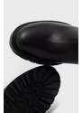 Kožené čižmy Vagabond Shoemakers Kenova dámske, čierna farba, na platforme,