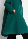 bonprix Kabát do A, imitácia vlny, so širokým stojačikom, farba zelená