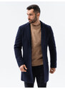 Ombre Clothing Jarný kabát - námornícka modrá C536