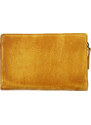 Lagen Dámska kožená peňaženka LG-211/D Yellow MULTI