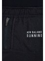 Bežecké šortky New Balance Run For Life pánske, čierna farba,