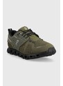 Bežecké topánky On-running CLOUD WATERPROOF zelená farba, 599884