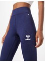 Hummel Športové nohavice námornícka modrá / biela
