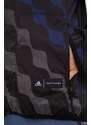 Vetrovka adidas Performance Marimekko , čierna farba, prechodná,