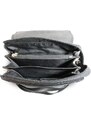 Arwel Velký černý kožený pánský crossbag 215-2185-60