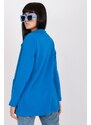 MladaModa Bavlnené sako s vreckami model 84545 farba kráľovská modrá