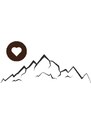 B&C Dámske tričko Mountain Love
