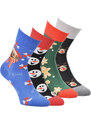 Farebné Crazy vianočné ponožky OXSOX