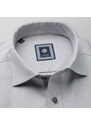 Willsoor Klasická pánska košeľa svetlosivá s hladkým vzorom 14433