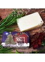 English Soap Company Vianočné tuhé mydlo Sob - Ihličie & Kadidlo, 190g