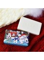 English Soap Company Vianočné tuhé mydlo Polárny medveď - Orgován, Ylang ylang & Ruže, 190g