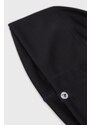 Čiapka Marmot Lassen Polartec , čierna farba, z tenkej pleteniny,