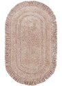 bonprix Kúpeľňová predložka s dekoratívnymi strapcami, farba hnedá