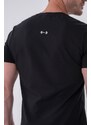 NEBBIA - Pánske bavlnené fitness tričko 327 (black)