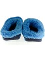JOHN-C Detské modré zateplené crocsy SANDY 30-35