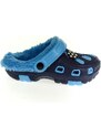 JOHN-C Detské modré zateplené crocsy SANDY 30-35