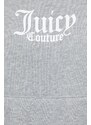 Mikina Juicy Couture dámska, šedá farba, s kapucňou, melanžová