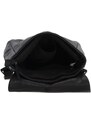 Beagles Čierny elegantný kožený batoh „Midnight“