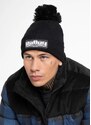 Pitbull West Coast zimná pletená čiapka ONE TONE BOXING black s brmbolcom