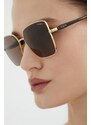 Slnečné okuliare VOGUE dámske, hnedá farba