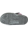 D.D. step dievčenská detská celokožená zimná obuv Barefoot W063-710A Grey