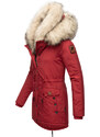 Dámska zimná bunda s kožušinkou Sweety Navahoo - BLOOD RED