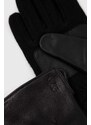 Rukavice Polo Ralph Lauren pánske, čierna farba