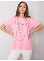 Zonno Ružové bavlnené tričko