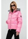 Páperová bunda Mos Mosh dámska, ružová farba, zimná,