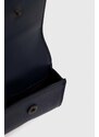 Kožené puzdro pre airpods Polo Ralph Lauren tmavomodrá farba